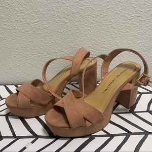 Chinese Laundry Pink Heel Sandals